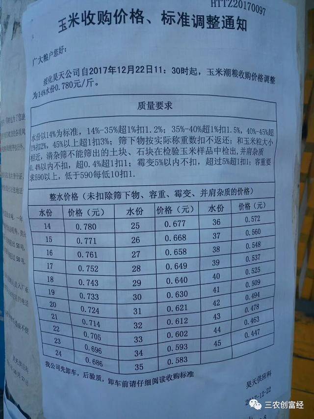 最新玉米收购价格趋势分析