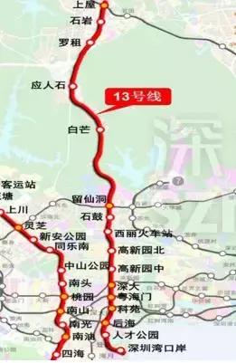 深圳地铁线路图全新概览