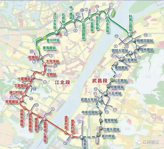 武汉地铁19号线最新线路图，城市脉络的新拓展