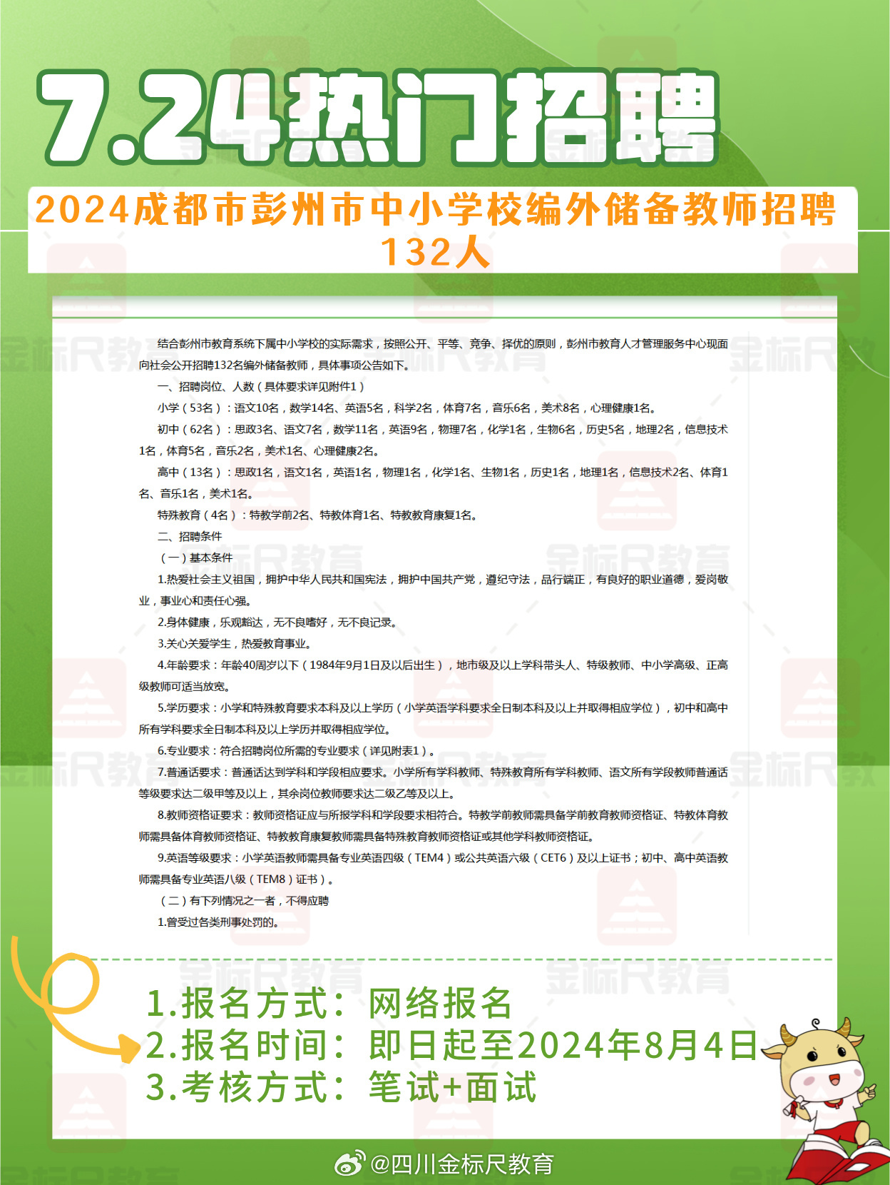 彭州市小学最新招聘概览，教育人才招募信息汇总