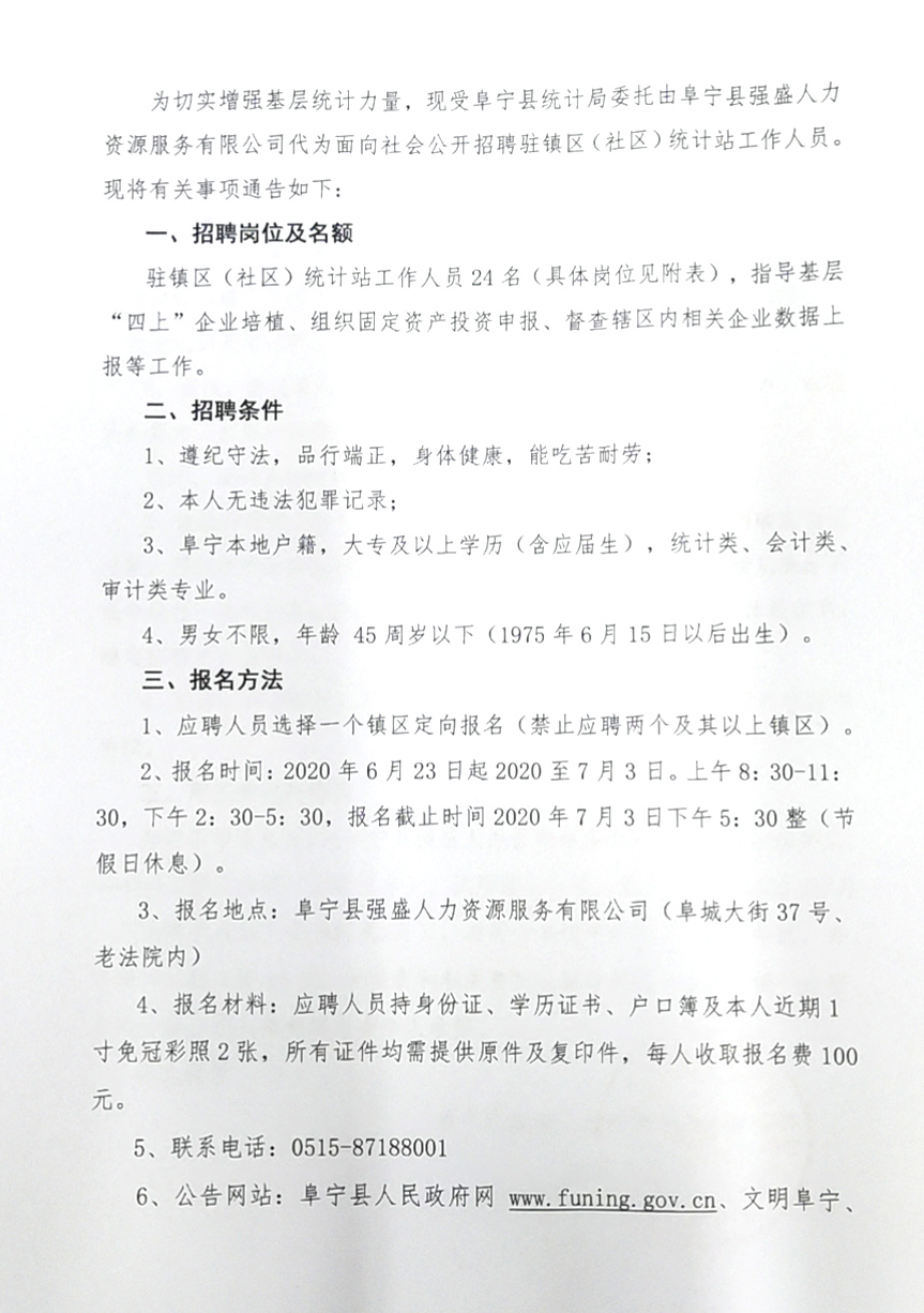 如东县统计局最新招聘信息及其相关内容解析